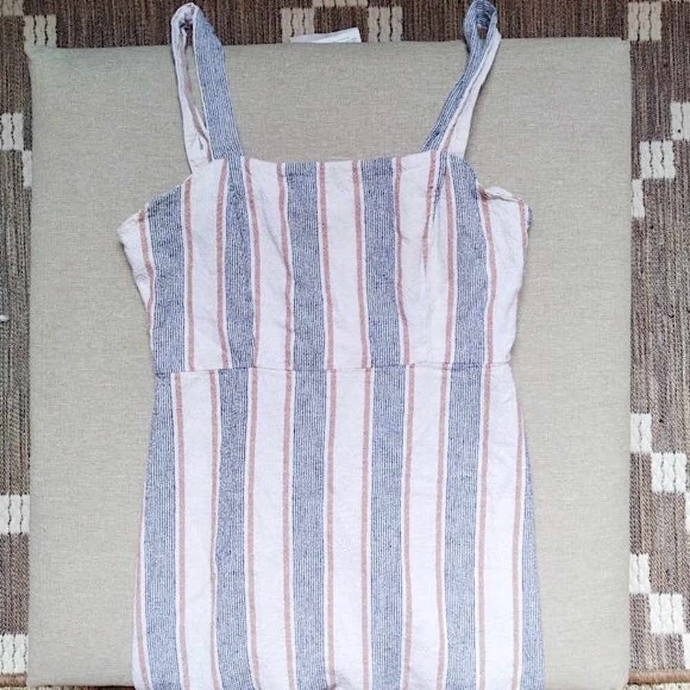 Cotton On Striped Summer Mini Dress Size S